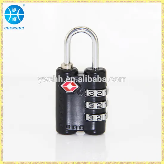 TSA approved lock TSA combination lock with various colors