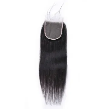Wholesale Brazilian Virgin Hair Closure Unprocessed Transparent Lace Closure 4*4 Human Hair