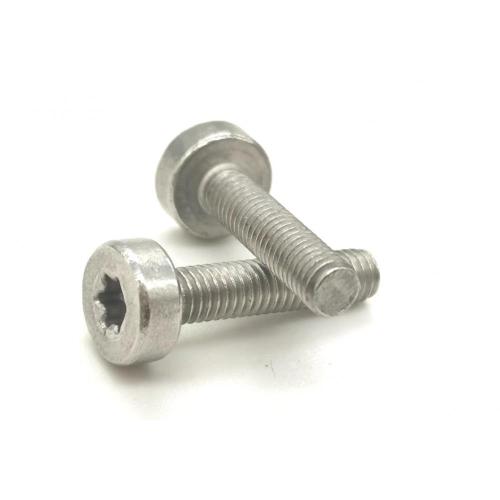 Tamanho raro SS304 Torx parafuso da cabeça cilíndrica M3.5-0.6*16