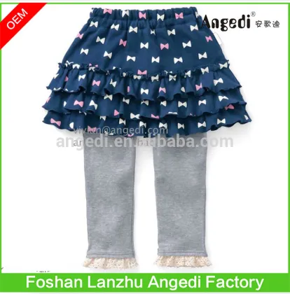 Little princess clothing Toddler Girls Tiered skirt with legging winter layered skirt