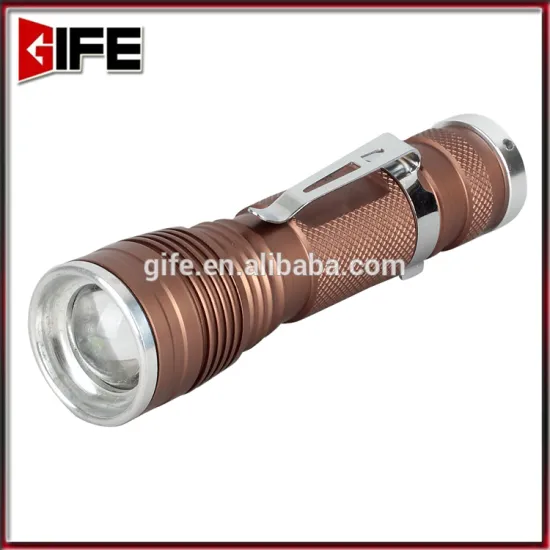 GF-6025 3AAA Battery 1XPE LED High-power Small torch Aluminum flashlight