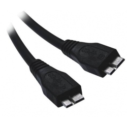 Cavo USB 3.0 da Micro A a Micro B 1,8 M Nero