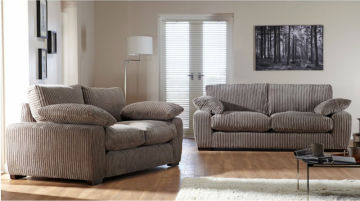 Very soft Chunky cord fabric 2+3 Sofa YL996