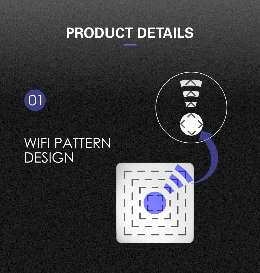 Wifi Design Square Shower Head5
