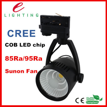 A Design Black 10W 20W 30W 40W Dimmable COB LED Track Light