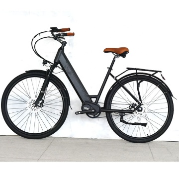 2024 Eco-Tourism: Year-Round Riding with the Advanced Bafang M600 48V 500W Chainless Belt Mid-Drive Electric Bike Motor on a 29-inch City Bicycle