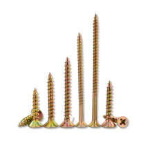Color-Zinc Cross recessed countersunk head tapping screws