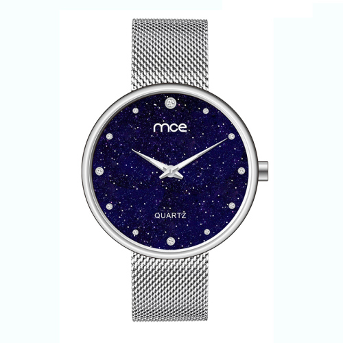 Reloj de cuarzo de malla de diamante de estrella de dama de la nueva moda