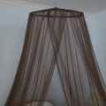 Round Top Fabric Mesh Double Bed Bed Canopy