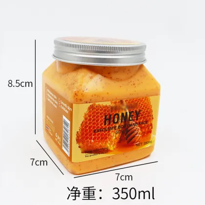 Fruit Fragrance Body Scrub 350ML - Male Female Cleaning Moisturizing Scrub Bath Salt