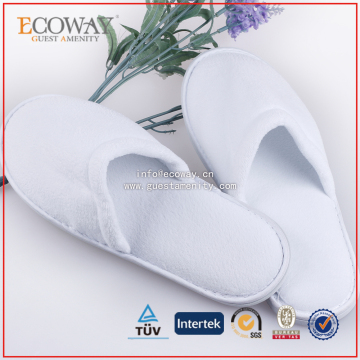 high quality hotel terry cotton slippers white custom indoor bedroom slipper