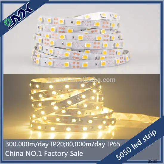 Flexible wall light smd 5050 5m 60led/m led strip 14.4w ip20 non-waterproof single colo12v r
