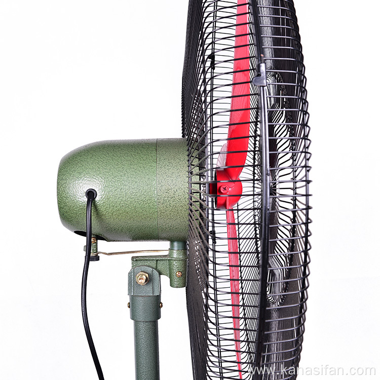 Cast Iron Industrial Pedestal Fan With Aluminum Blade