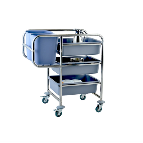 Alibaba High Quality Clearing Cart Large Capacity Good Quality Hotel Housekeeping Clearing Cart Manufactory