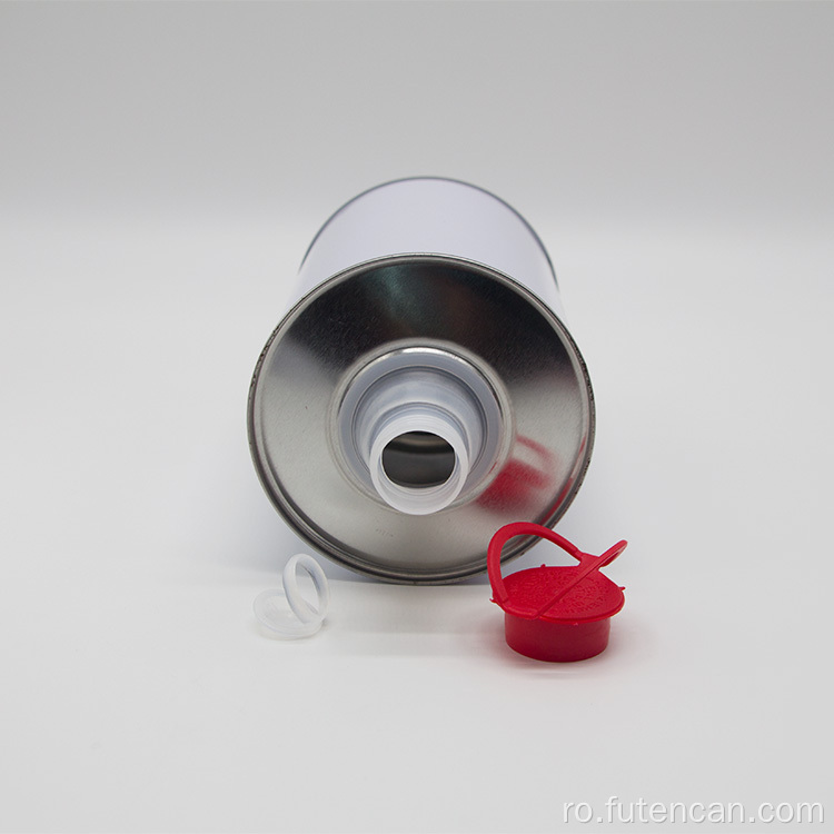 Cutie de ulei de motor goală, rotundă, personalizată, 1L