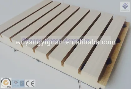 Guangzhou wood grooved sound reflective materials