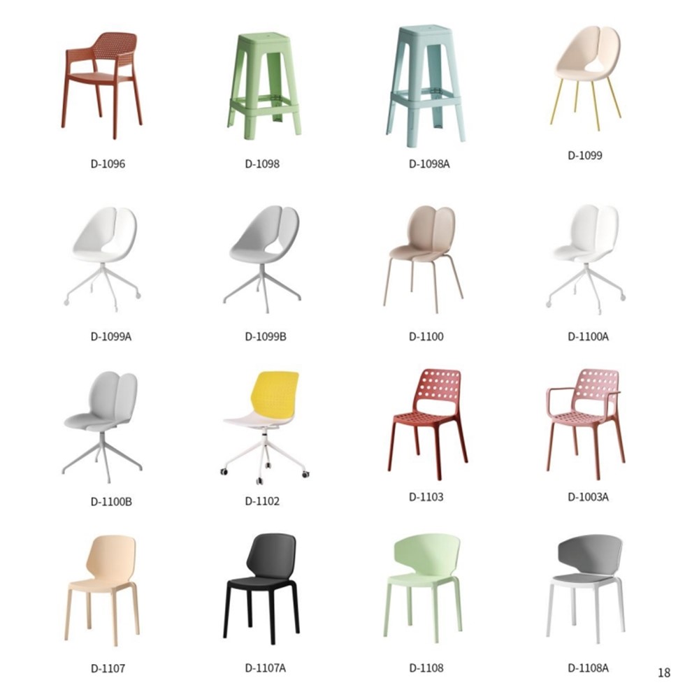 European plastic chairs3