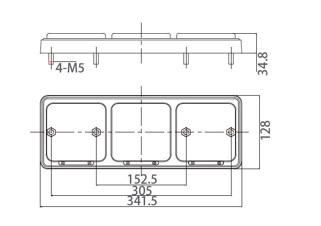 Sealed Reverse Truck Lamps