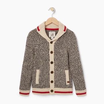 Kids Sweater Shawl Cardigan