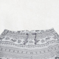Pantalón de pijama de rayas de algodón