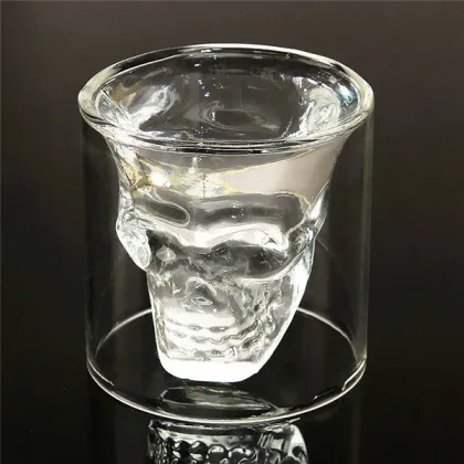 Crystal Skull Head Wine Vodka Shot Glass Drinking Ware New Cool Cup For Home Bar 75ml