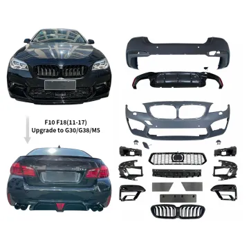 BMW 5 Series F10 F18 to G30 G38 M5 Car Body Kit - Full Set Facelift Components