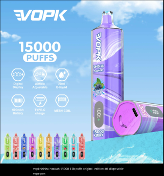 VOPK Shisha Hookah 15K Puffs DTL Vape Pen