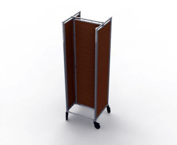 High Four Sides Shop Display Stands With Remobeable Hanger