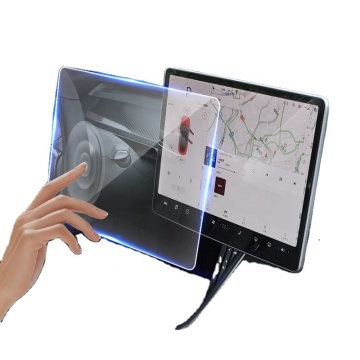 Tesla Model Y Accessories 2024 Clear Tempered Glass Screen Protector