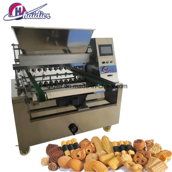 High Quality Stainless Steel Automatic PLC Controller Cake Depositor Wire Cut Cookies Machine