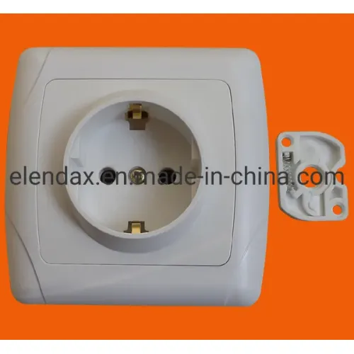 Электрическая розетка европейского стандарта с сертификацией RoHS (F3010)