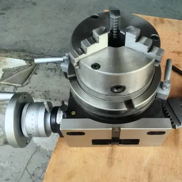 HV4 TSL100 Rotary Table Lathe Milling Machine with Chuck Flange and Dividing Plate