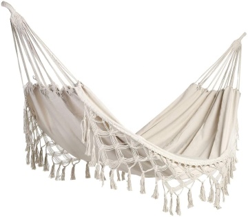 BODI Portable Boho Macrame Hammock for Camping and Travel