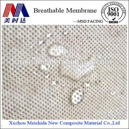 waterproof breather membrane for waterproofing building materials