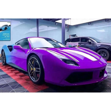 Digital Blue And Purple Gradient Car Wrap Gradient