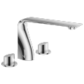 3-Hole rim mounted shower bath mixer