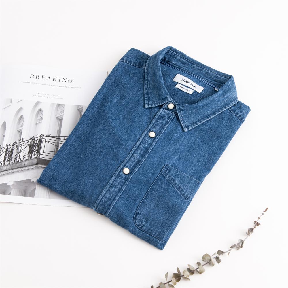 Men's Casual Denim Jacket Style Shirt