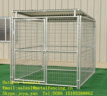 Pet kennels galvanized steel welded dog kennels portable dog kennels outdoor kennels