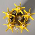 Ventilador amarillo Ferrite Magnet moldeado 19x30 mm