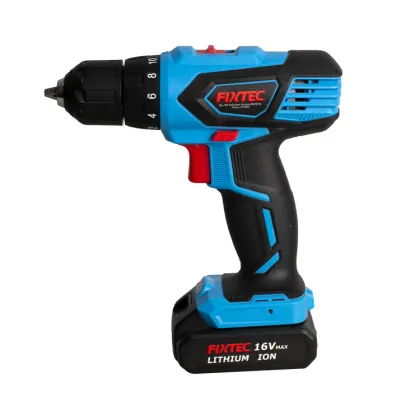 FIXTEC 2x2000mah Lithium-ion 16V Cordless Power Drills