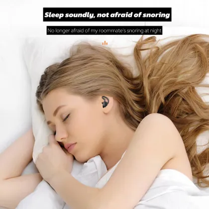 Silicone Waterproof Swimming Earplugs with Noise-Cancelling and Anti-Noise Features for Silent Sleep