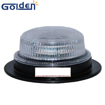 Low profile flashing magnetic mount led warning beacon