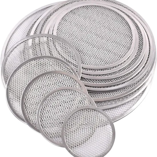Factory Wholesale Aluminum Cooking Mesh Screen Pizza Trays Baking Tools