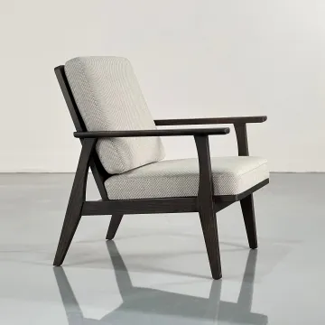 Nordic Recliner Leisure Chair: Soft Fabric Accent Chair for Living Room and Bedroom