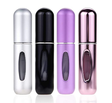 Botol semburan aluminium mini mudah alih - Atomizers minyak wangi yang boleh diisi semula (3ml -15ml)