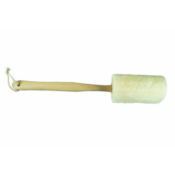 Best-Selling All-Natural Long Wooden-Handle Bath Brushes with Loofah Heads