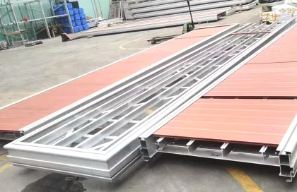 Aluminium profiile for Yacht marina