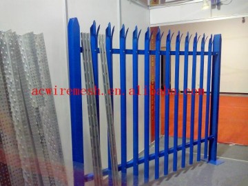 PVC-Coated&Galvanized Steel Palisade fence designs