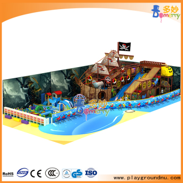 CE Thatched cottage theme kids indoor playground equipment