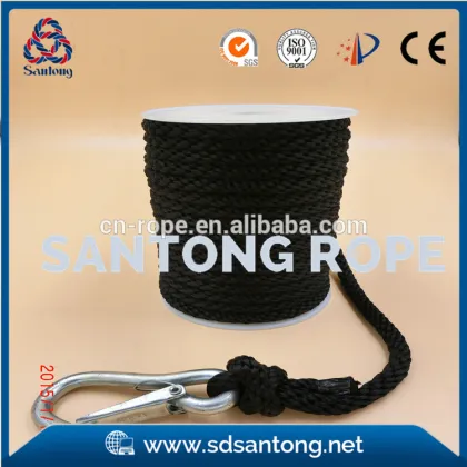 anchor line rope with snap clips